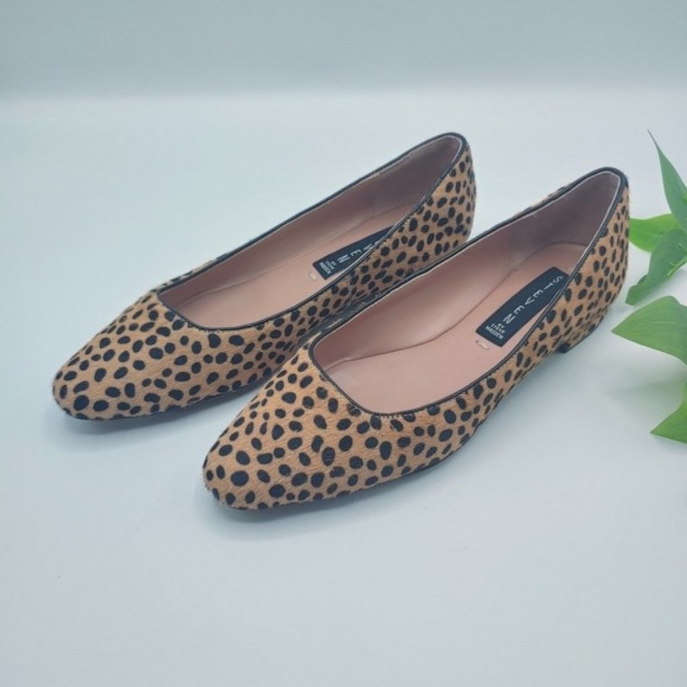 Steven By Steve Madden Bantry Genuine Calf Hair Flats 6M NEW IN BOX - Picture 3 of 7